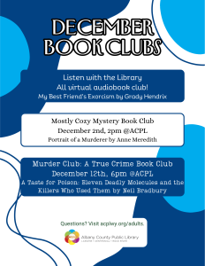 Book clubs Dec 2024 (Real Estate Flyer)